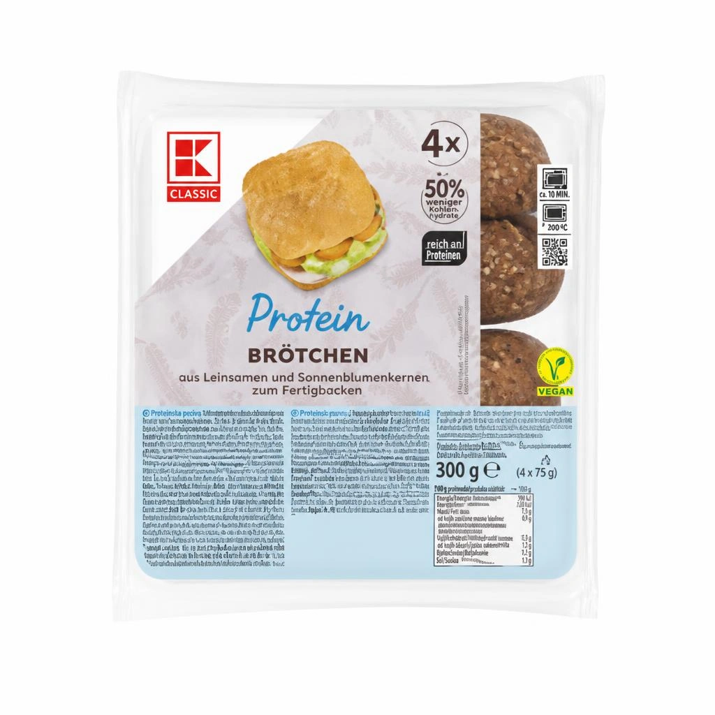 Proteinska peciva 4 x 75 g K Classic Akcija u trgovini Kaufland