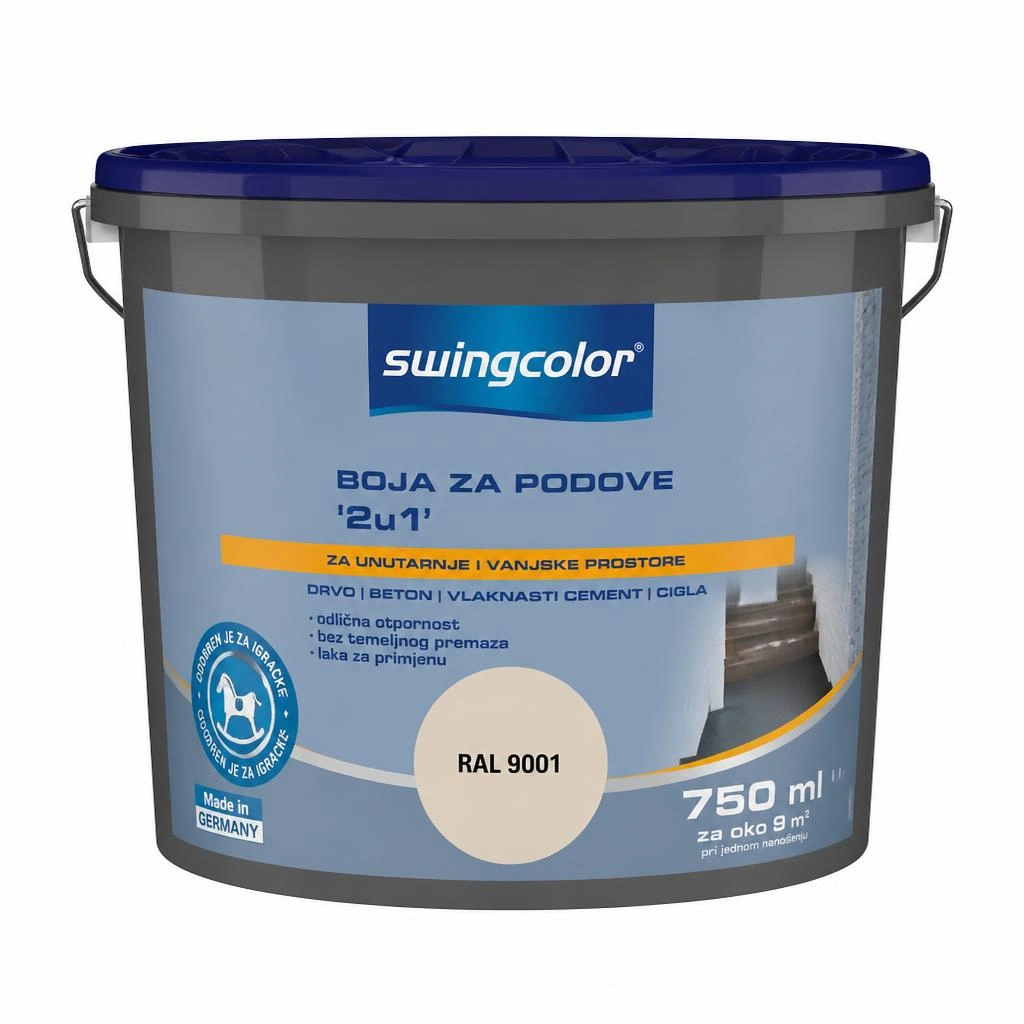 Boja za podove '2u1' 2,5 l swingcolor Akcija u trgovini Bauhaus