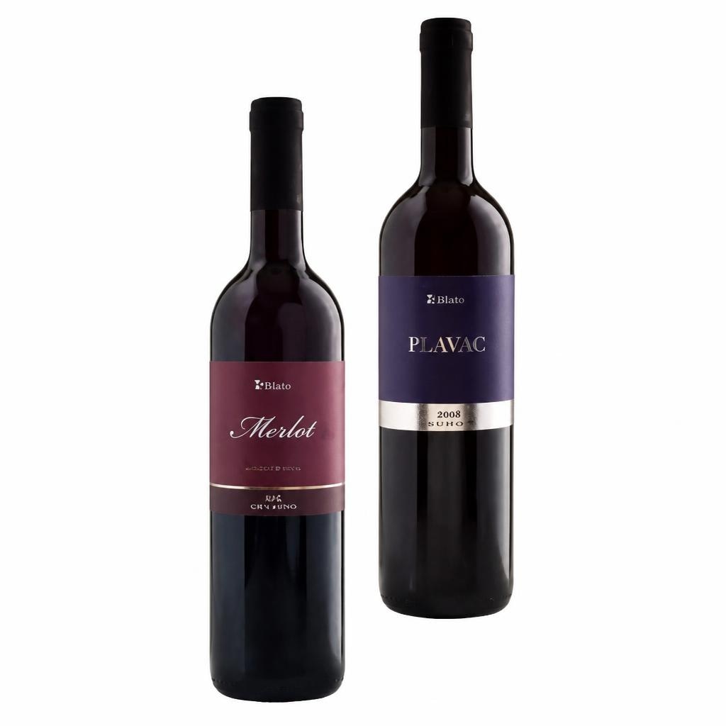 Blato Plavac ili Merlot 0,75 l Akcija u trgovini Plodine
