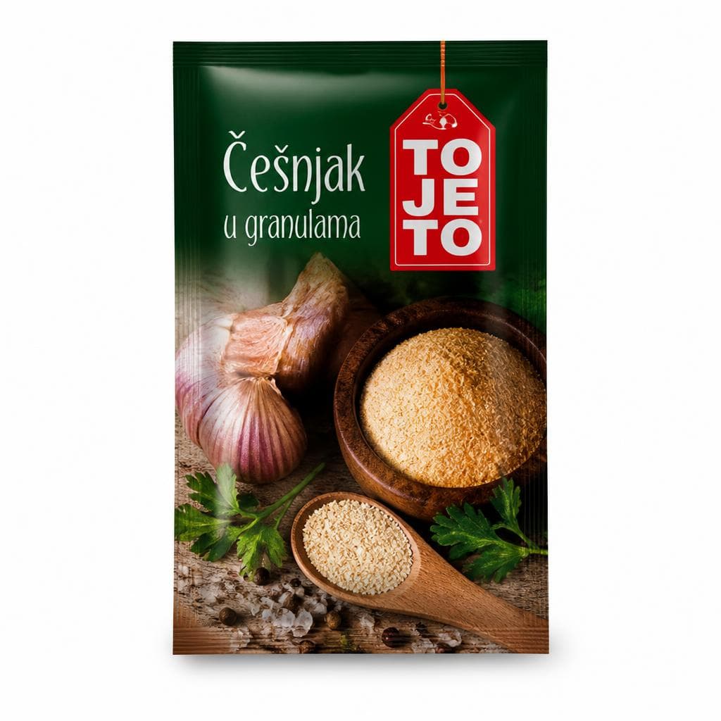 ToJeTo Začin češnjak u granulama 20 g Akcija u trgovini 365 Market