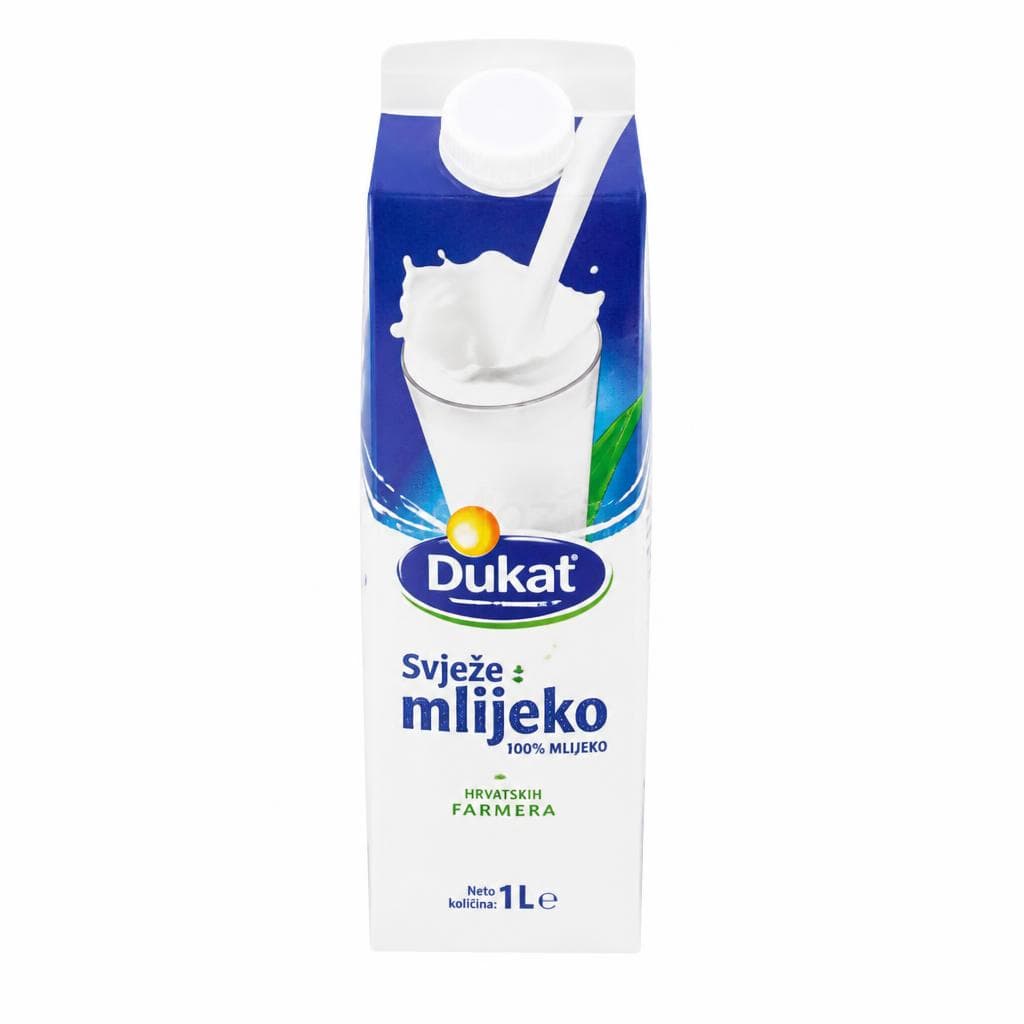 Dukat svježe mlijeko 1 L Akcija u trgovini Kaufland