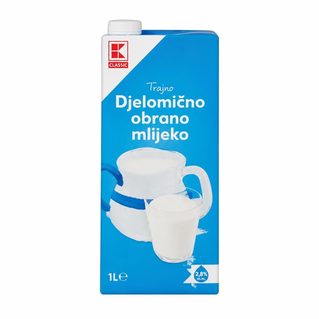 K Classic Trajno mlijeko 1 L - Akcija u trgovini Kaufland
