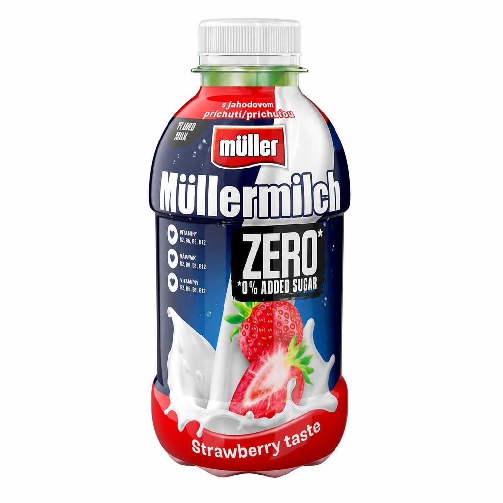 Müller Müllermilch Jagoda Zero 400g - Akcija u trgovini Žabac