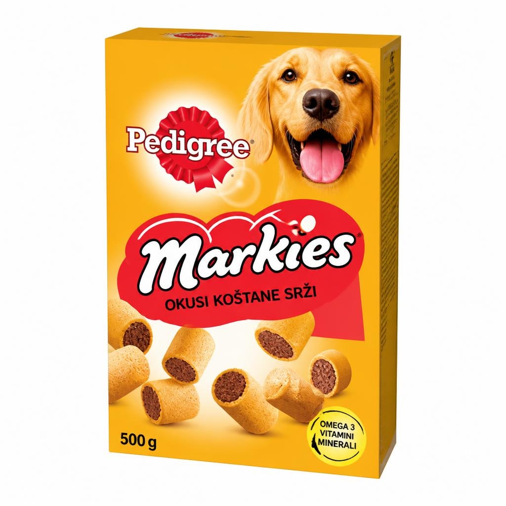 Pedigree Markies okus koštane srži 500g Akcija u trgovini Vrutak