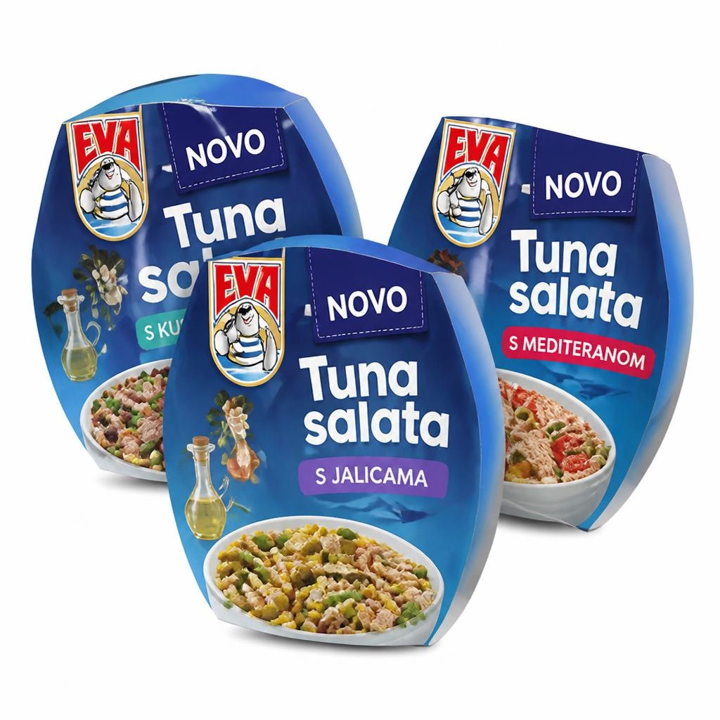 Eva tuna ili losos salate 160 g Akcija u trgovini Plodine