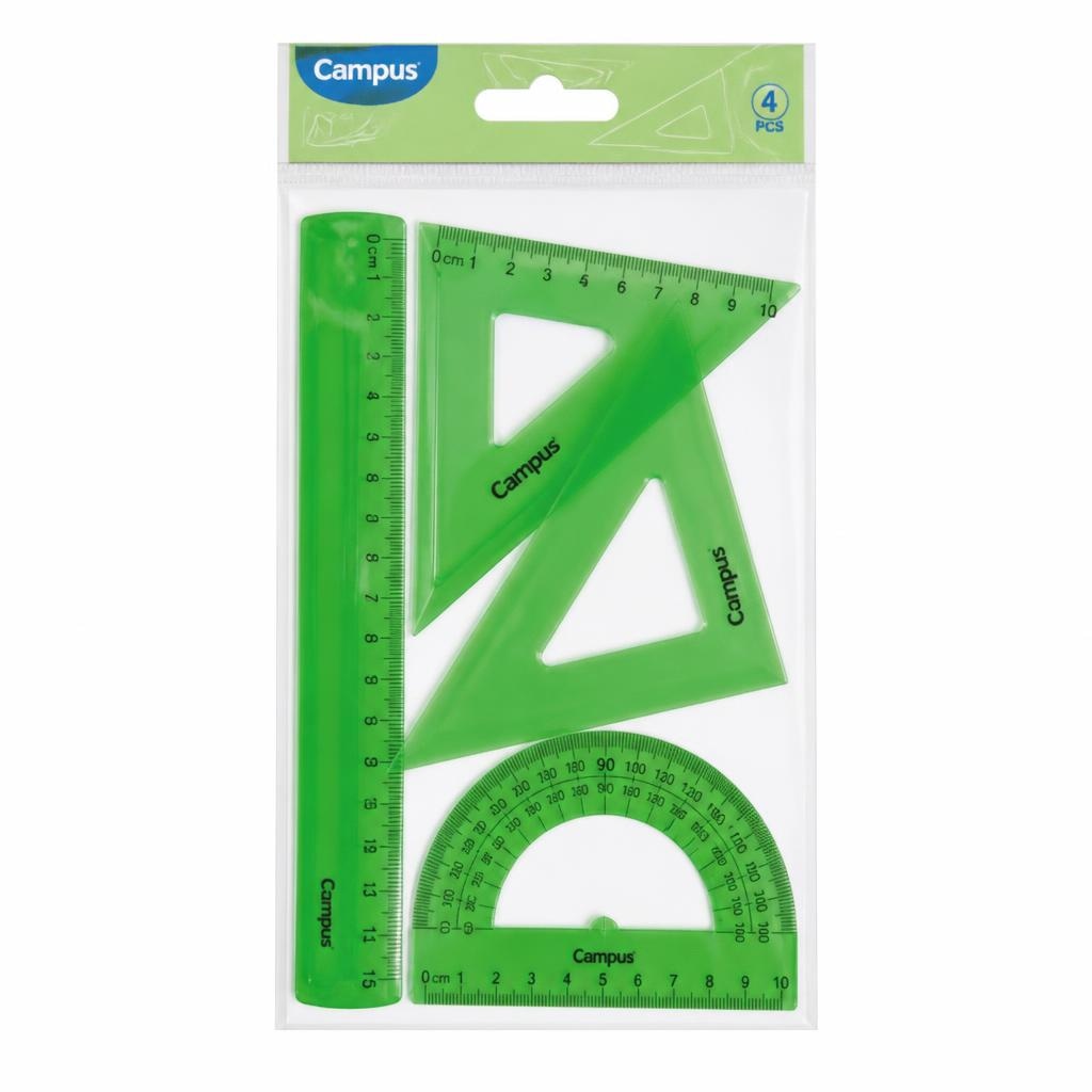 Campus geometrijski set 4 dijela Akcija u trgovini Interspar