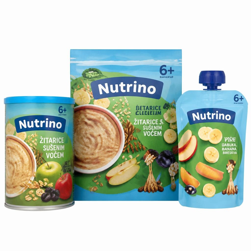 Nutrino Baby i Nutrino Junior proizvodi Akcija u trgovini Bipa