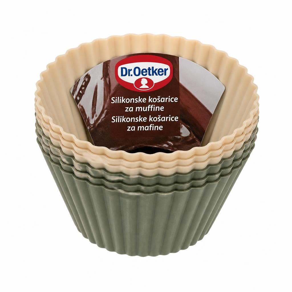 Dr. Oetker silikonske košarice za muffine 12 kom Akcija u trgovini Interspar