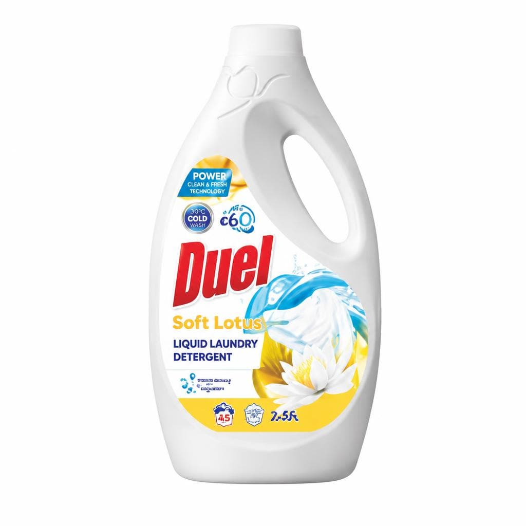 Duel tekući deterdžent za rublje Soft lotus 2,45 L Akcija u trgovini KTC