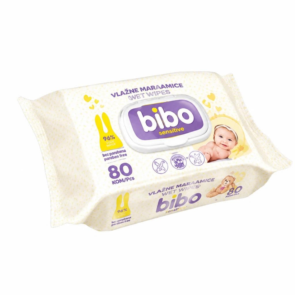 Bibo vlažne maramice 80 kom Akcija u trgovini Pivac