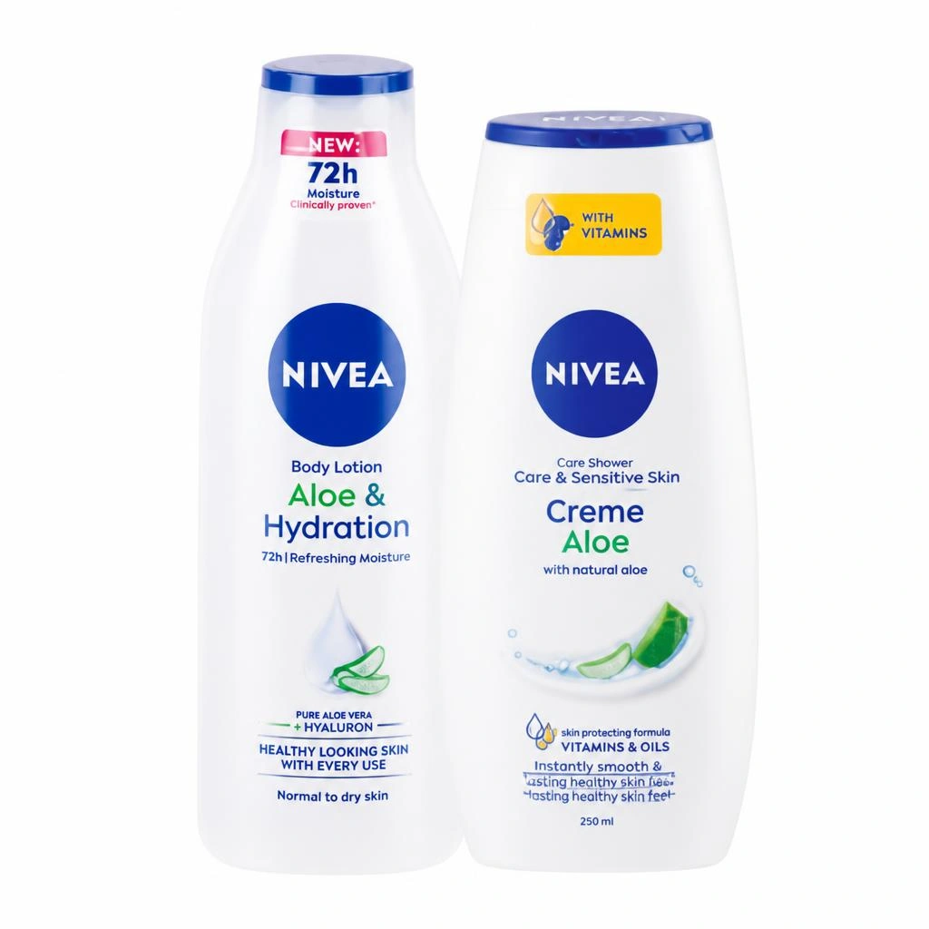 Nivea losion za tijelo i gel za tuširanje Aloe 2x250 ml Akcija u trgovini Kaufland