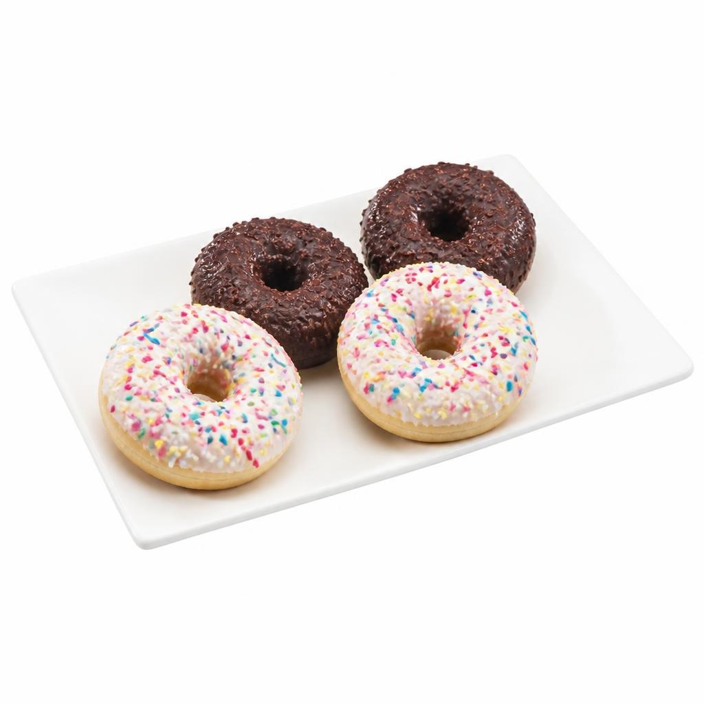 Mini donut triple čoko ili vanilija 30 ili 31 g Akcija u trgovini Plodine