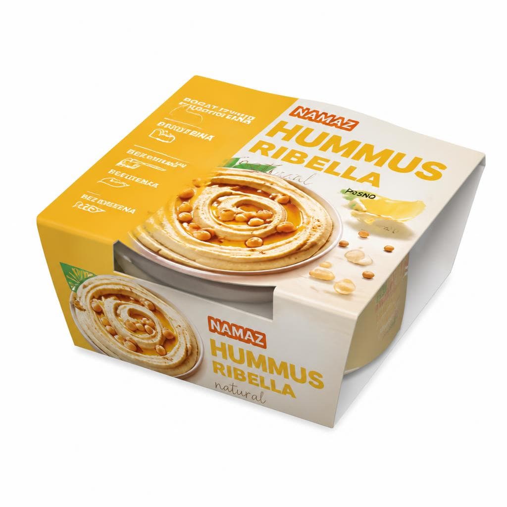 Namaz Hummus Ribella natural 200 g Akcija u trgovini Bakmaz