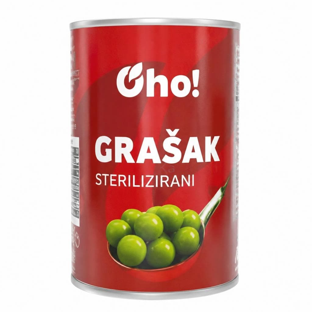 Oho! Grašak 400 g Akcija u trgovini Plodine