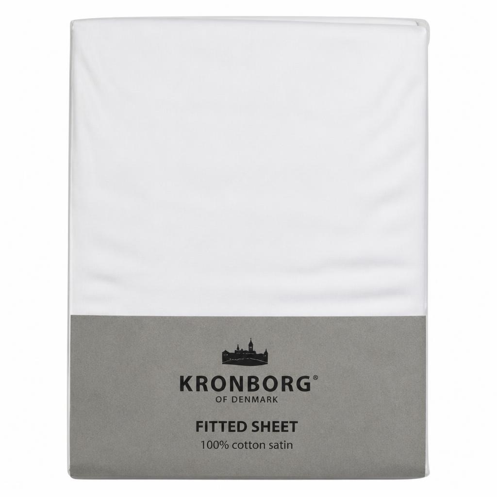 Tine satenska plahta 180x200x35 cm KRONBORG - Akcija u trgovini Jysk