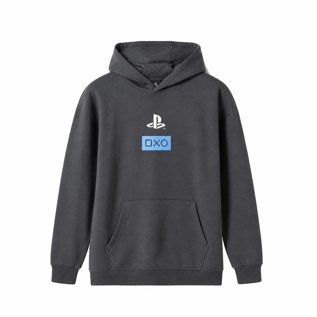 PlayStation siva majica s kapuljačom Akcija u trgovini Pepco