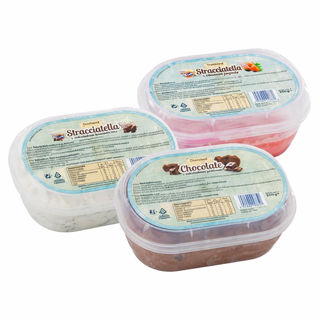 Sladoled više vrsta 500 g Delizie Sole - Akcija u trgovini Eurospin