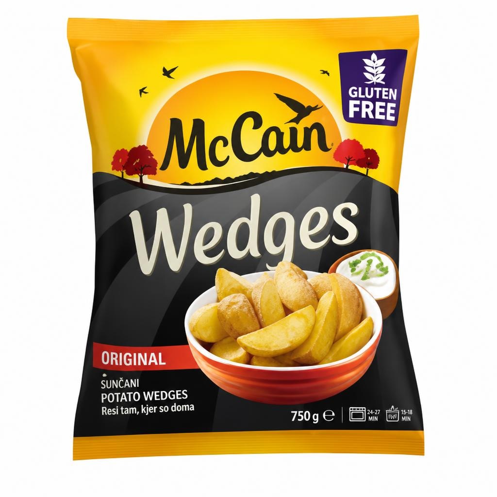 McCain Pekarski krumpir Wedges 750g Akcija u trgovini Pivac
