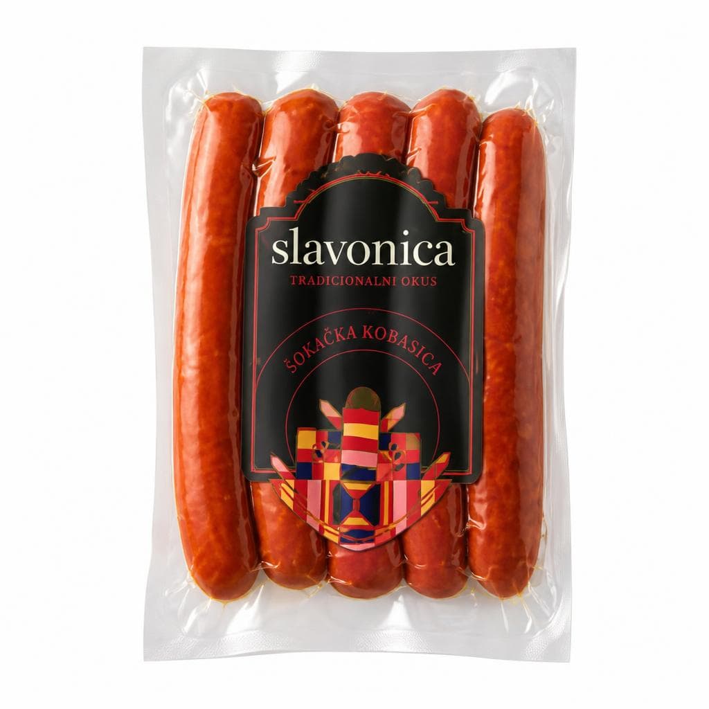 Slavonica šokačka kobasica cca 1 kg Akcija u trgovini Stanić Diskont