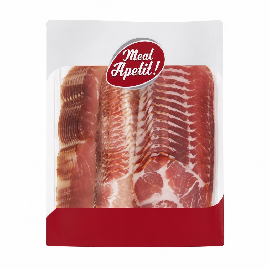 Tris budola, pečenica i suha šunka 210 g Meat Apetit! - Akcija u trgovini Eurospin