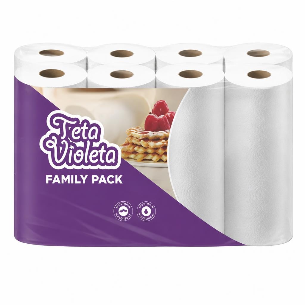 Teta Violeta papirnati ručnici 8/1 Akcija u trgovini KTC