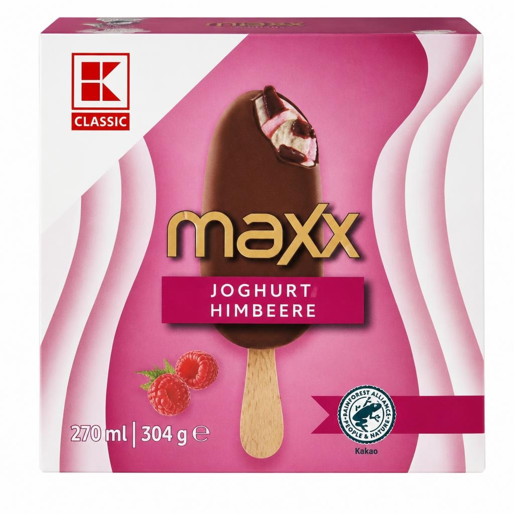 K Classic sladoled na štapiću jogurt-malina 6 x 120 ml Akcija u trgovini Kaufland