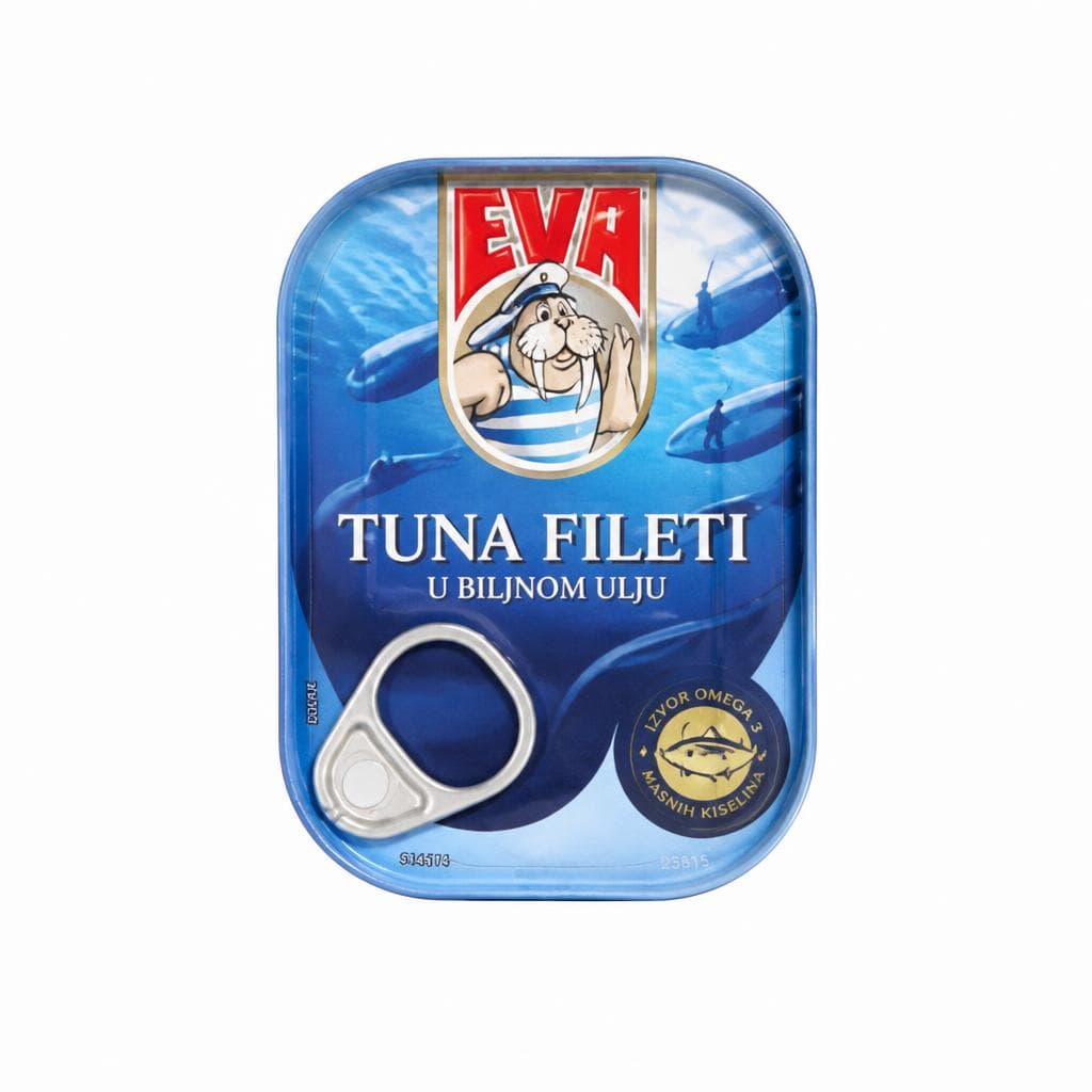 Eva Tuna fileti u biljnom ulju 100 g Akcija u trgovini Ribola