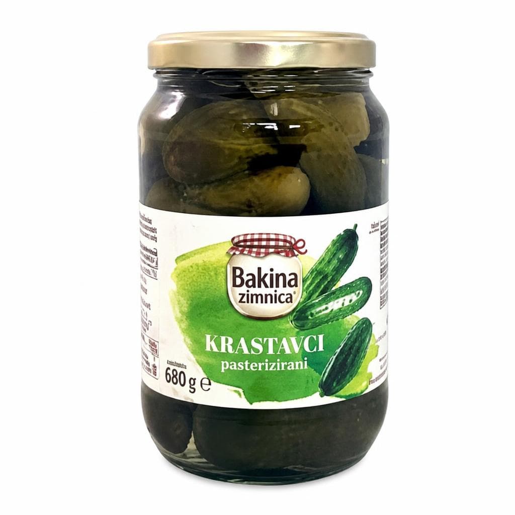 Bakina zimnica krastavci kiseli 350 g Akcija u trgovini Studenac