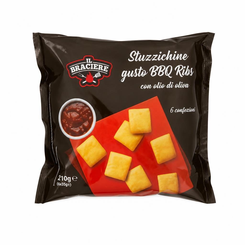 IL BRACIERE Grickalice s BBQ umakom 210 g - Akcija u trgovini Eurospin