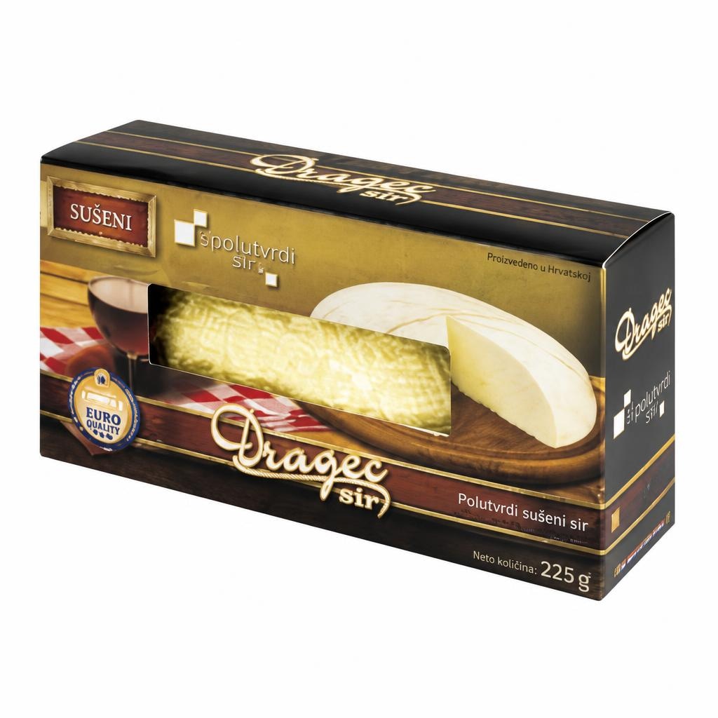 Dragec Polutvrdi sušeni sir 225 g - Akcija u trgovini KTC