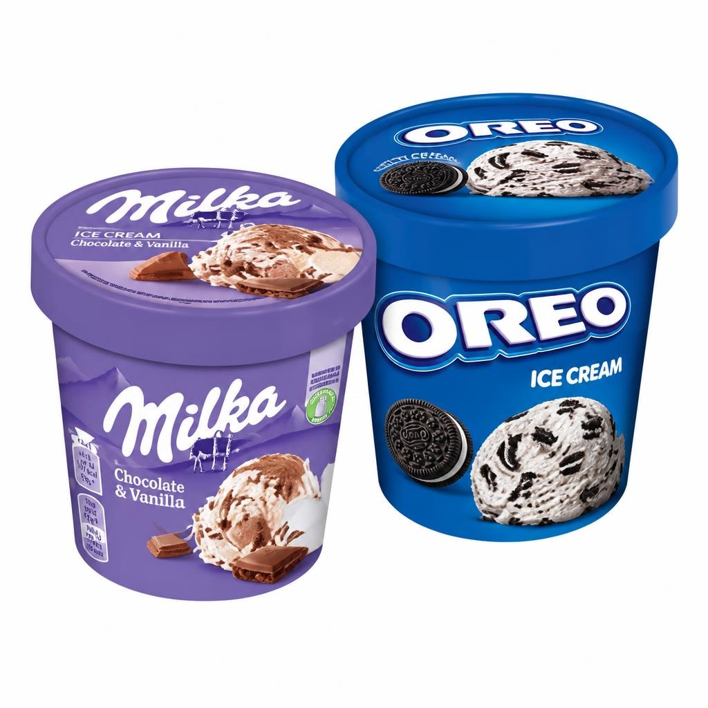 Milka ili Oreo Sladoled 425 ml Milka, Oreo - Akcija u trgovini Plodine