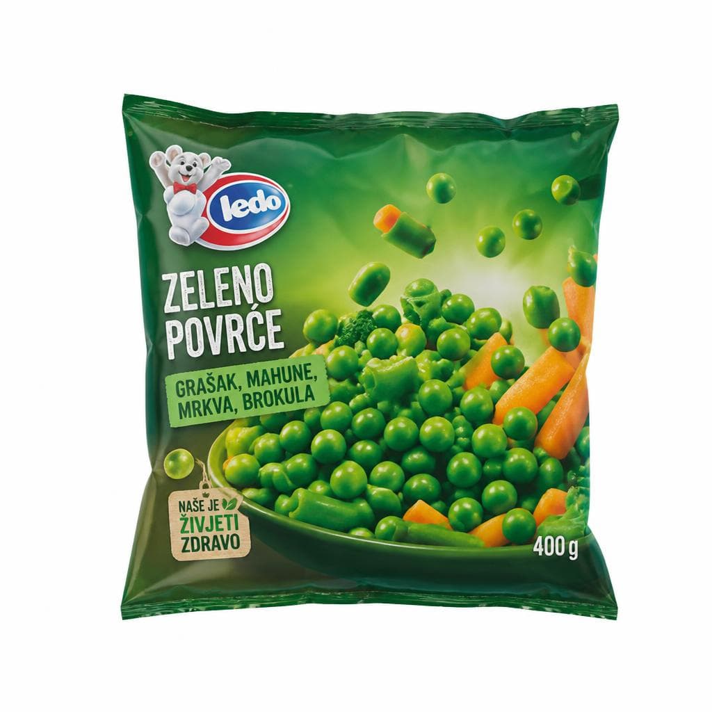 Zeleno povrće Ledo 400 g Akcija u trgovini Spar