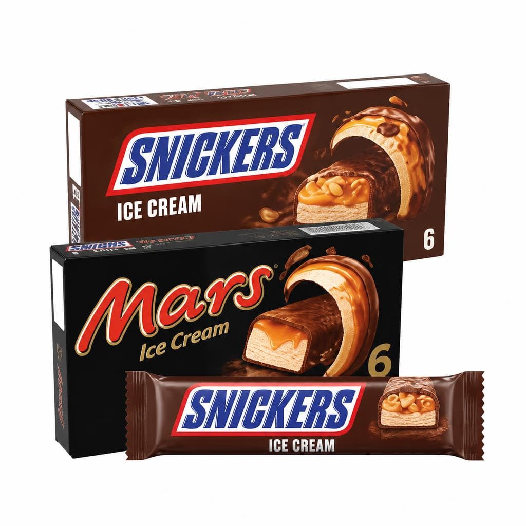 Snickers i Mars sladoled Snickers, Mars Akcija u trgovini Ribola