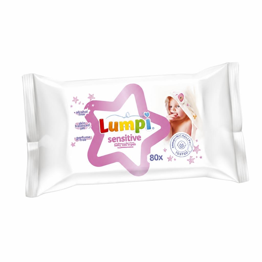 Lumpi Vlažne maramice 80x - Akcija u trgovini Konzum