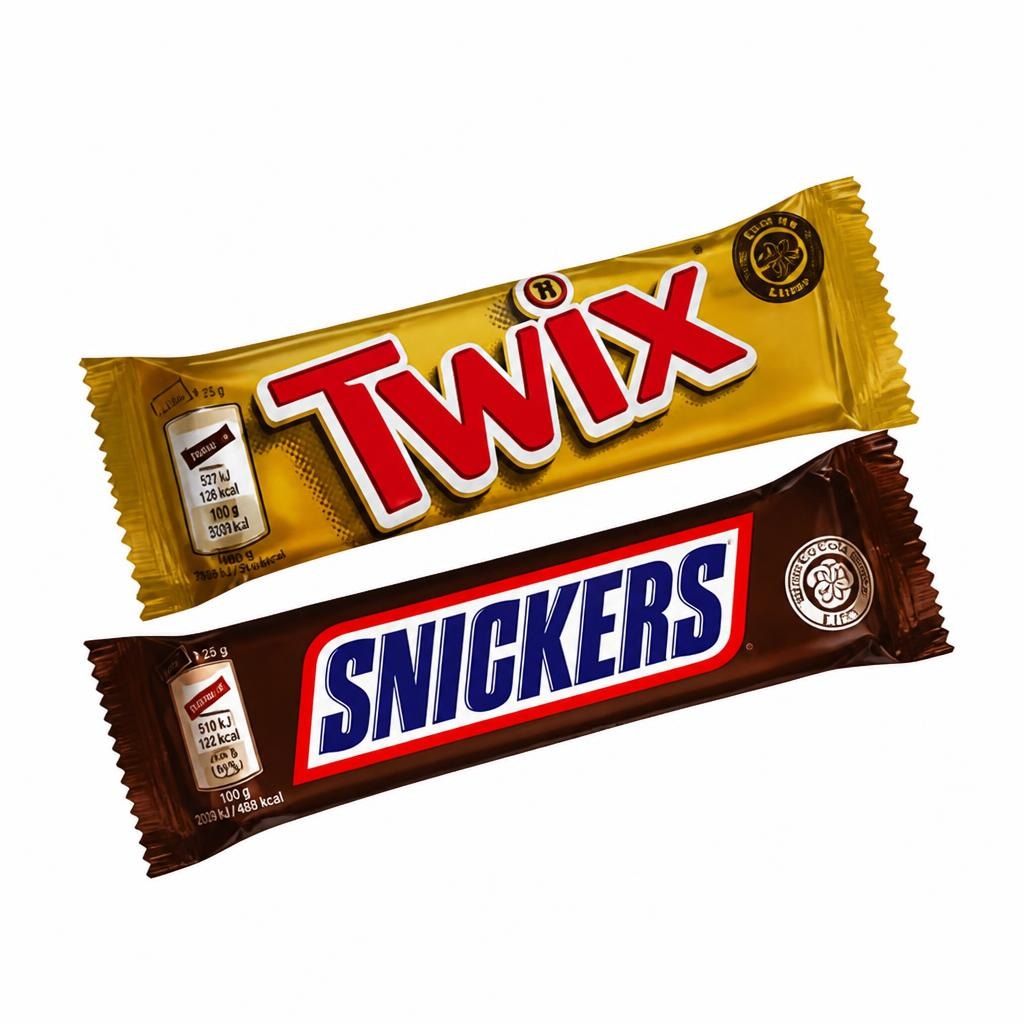 Snickers ili Twix čokoladni desert 50 g Akcija u trgovini Tommy