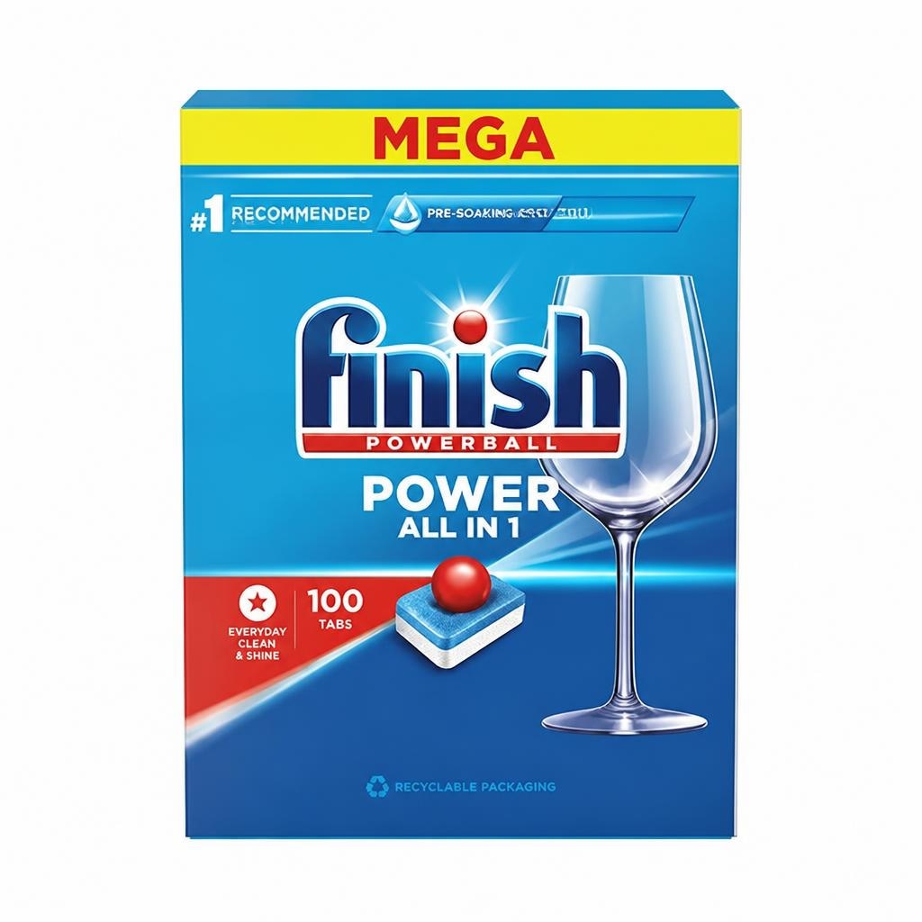 Tablete za perilicu posuđa Finish all in 1 100 kom Akcija u trgovini Bakmaz