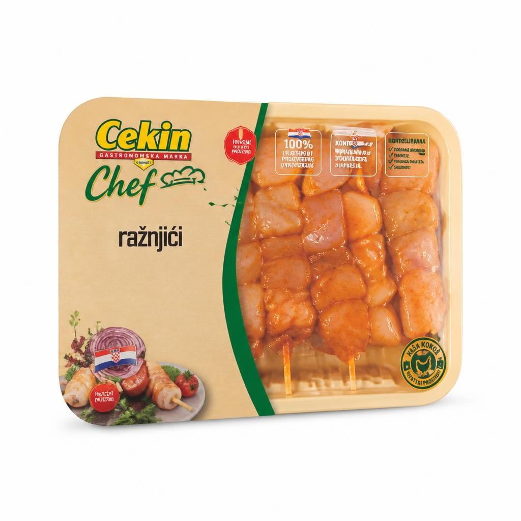 CEKIN Chef ražnjići cca 500 g Akcija u trgovini Kaufland