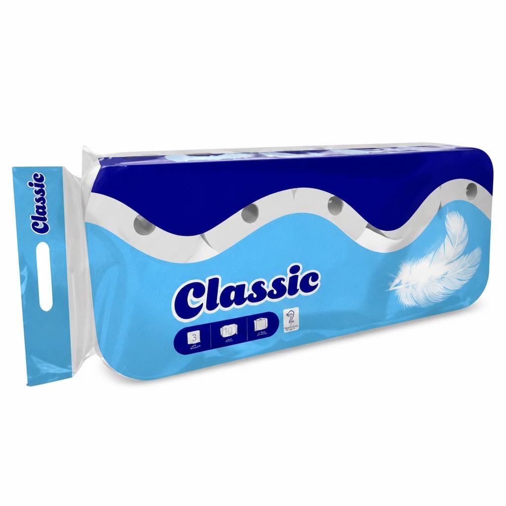 Classic toaletni papir 10 rola Akcija u trgovini Eurospin
