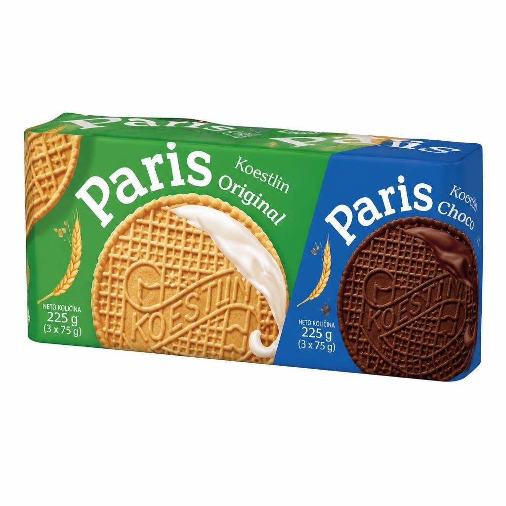 Koestlin Keks Paris 225 g (3 x 75 g) Akcija u trgovini NTL