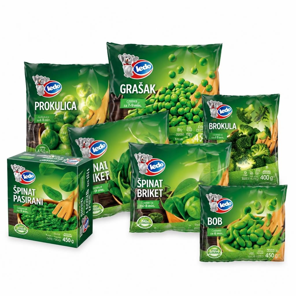 Povrće Ledo od 400 g do 650 g - Akcija u trgovini Spar