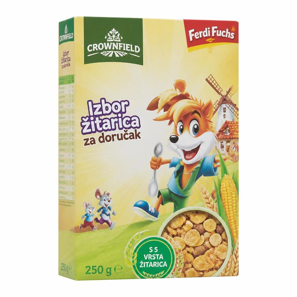 Crownfield Izbor žitarica za doručak 8 kom Akcija u trgovini Lidl