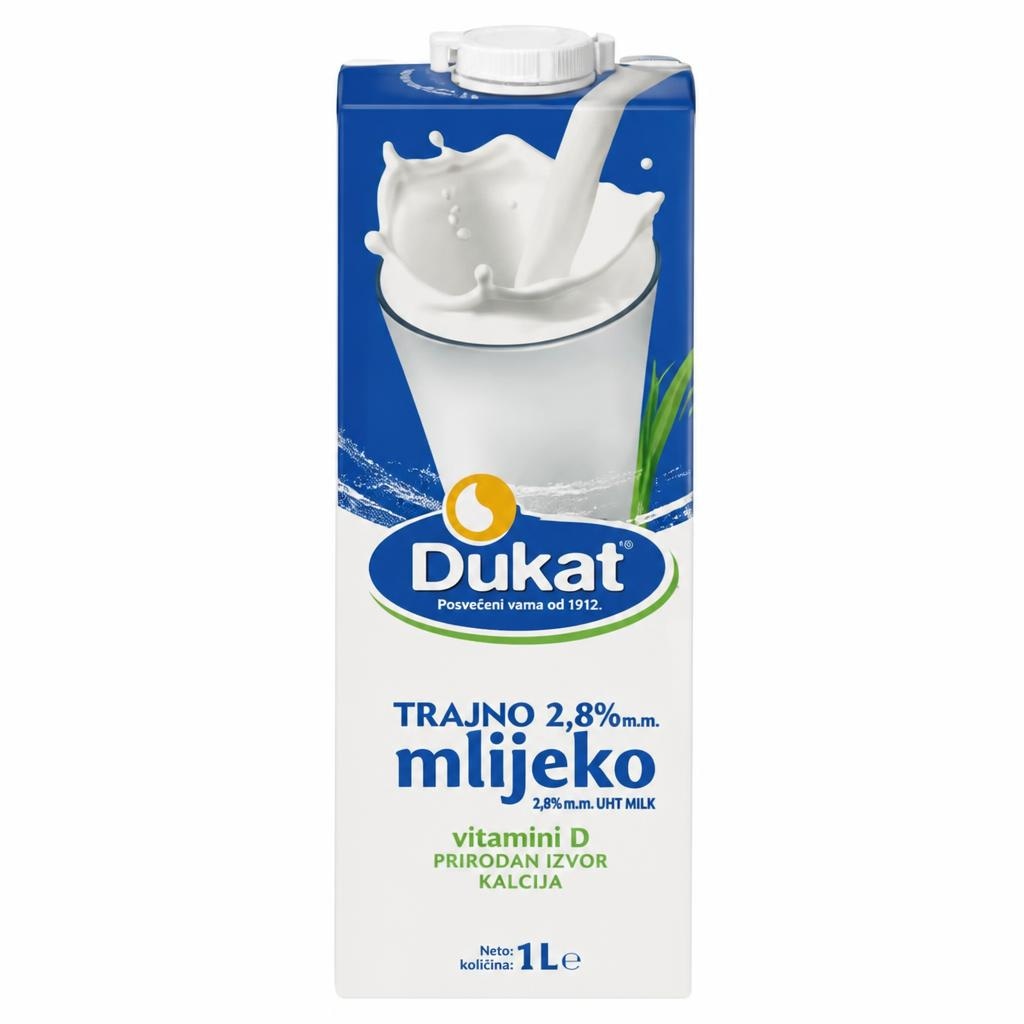 DUKAT Trajno mlijeko 1 l - Akcija u trgovini Plodine