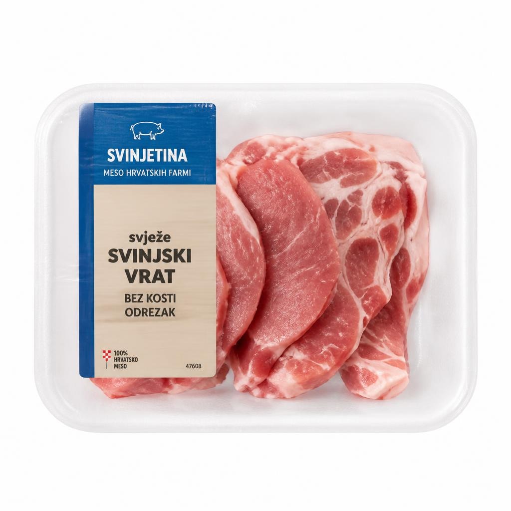 Svježi svinjski vrat cca 600 g - Akcija u trgovini Lidl
