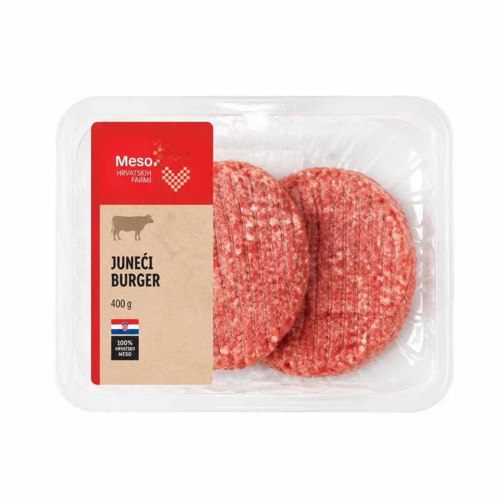 Svježi juneći burger 400 g Akcija u trgovini Lidl