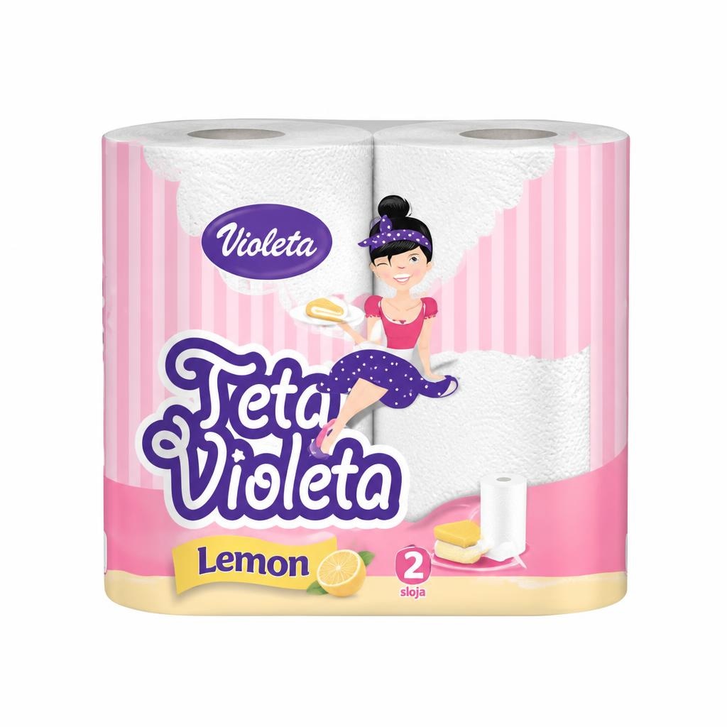 Teta Violeta Papirnati ručnik 2 role - Akcija u trgovini Studenac