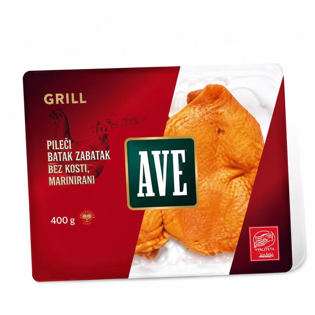 Pileći batak zabatak 400g AVE - Akcija u trgovini Konzum