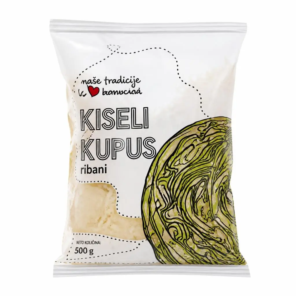 Domaći kiseli kupus ribani 500 g Naše Akcija u trgovini Plodine