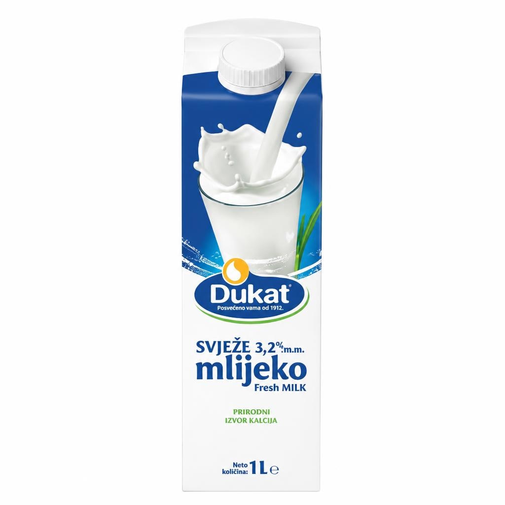 Dukat svježe mlijeko 1 L Akcija u trgovini Plodine