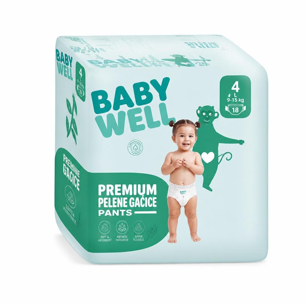 Babywell Premium pelene gaćice xl vel.6 18/1 kom Akcija u trgovini Bipa