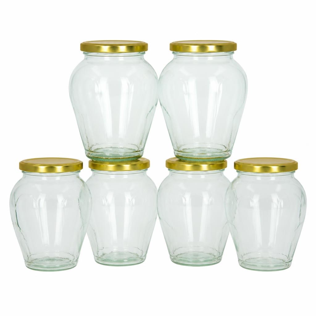 Set tegli za zimnicu s poklopcima, Amfora 6 komada u pakiranju 314 ml Akcija u trgovini Spar